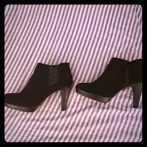 Never before worn black booties
